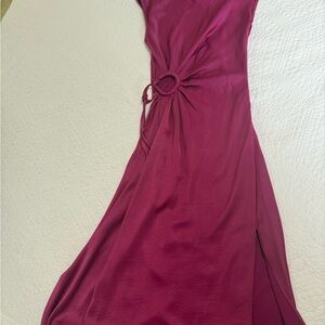 Elegant Magenta Dress